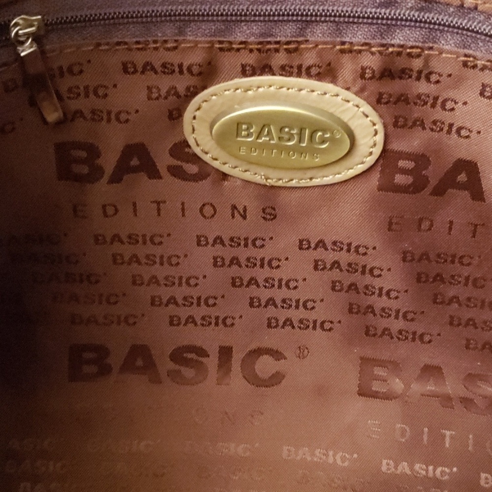 Basic Editions New, Without A Tag, Leather Bag ( … - image 7
